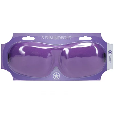 ouch 3d mask purple purple eye mask