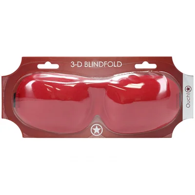 ouch 3d mask red red eye mask