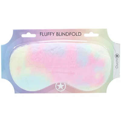 ouch fluffy mask multicolour 1 coloured fluffy eye mask