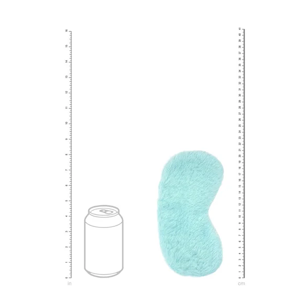 OUCH! Fluffy Mask - Powder Blue - Powder Blue Fluffy Eye Mask — image 4 of 4