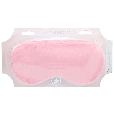 ouch fluffy mask powder pink pink fluffy eye mask