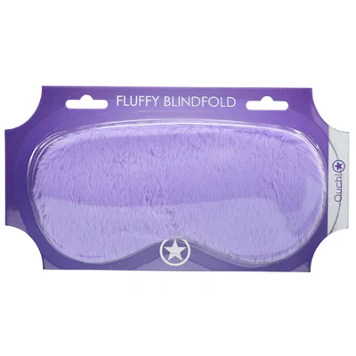 ouch fluffy mask purple purple fluffy eye mask