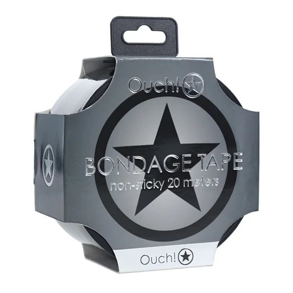 OUCH! PVC Non-Stick Tape - Black - Black Bondage Tape - 20 metre Length — image 4 of 5