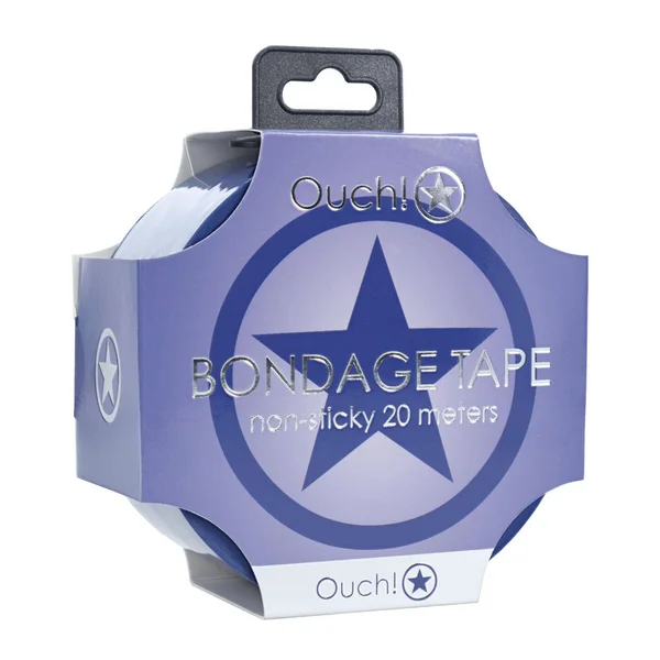 OUCH! PVC Non-Stick Tape - Navy - Navy Blue Bondage Tape - 20 metre Length — image 4 of 5