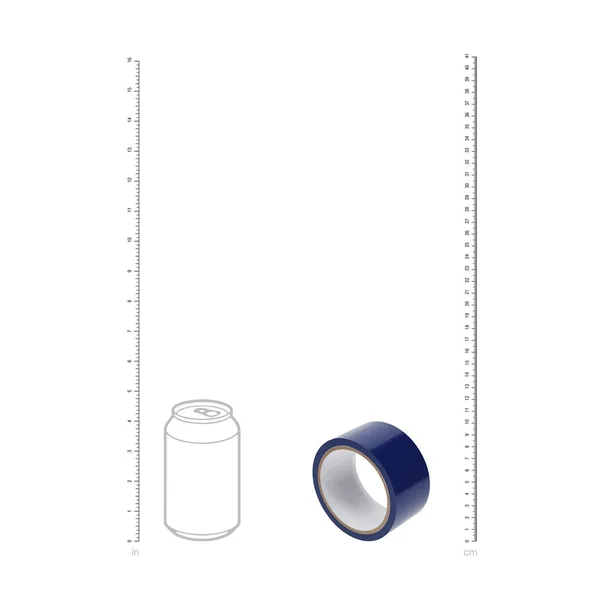 OUCH! PVC Non-Stick Tape - Navy - Navy Blue Bondage Tape - 20 metre Length — image 5 of 5
