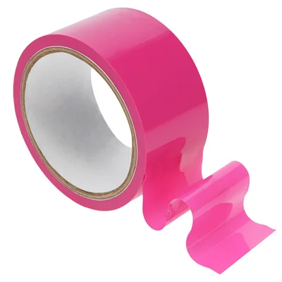 ouch pvc non stick tape pink pink bondage tape 20 metre length