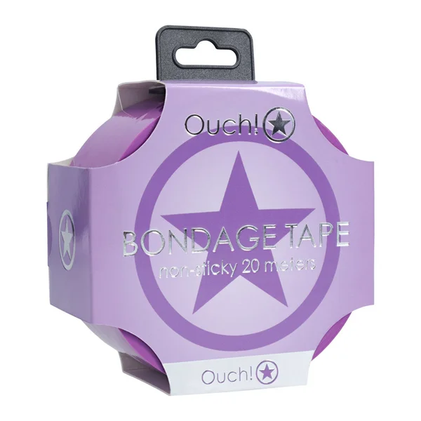 OUCH! PVC Non-Stick Tape - Purple - Purple Bondage Tape - 20 metre Length — image 4 of 5