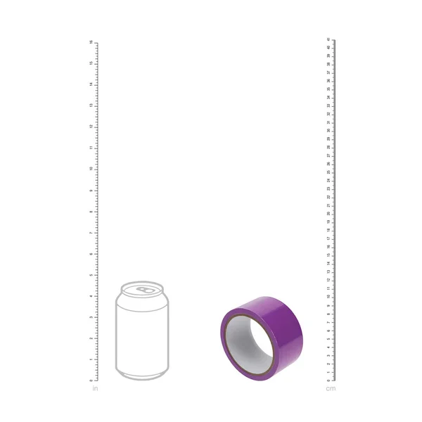 OUCH! PVC Non-Stick Tape - Purple - Purple Bondage Tape - 20 metre Length — image 5 of 5