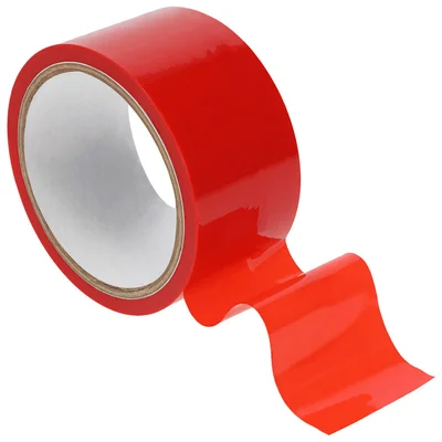 ouch pvc non stick tape red red bondage tape 20 metre length