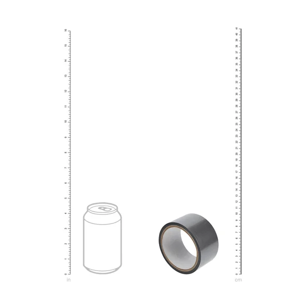 OUCH! PVC Non-Stick Tape - Silver - Silver Bondage Tape - 20 metre Length — image 5 of 5