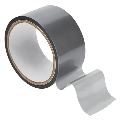 ouch pvc non stick tape silver silver bondage tape 20 metre length