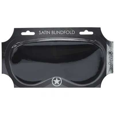 ouch satin mask black black eye mask