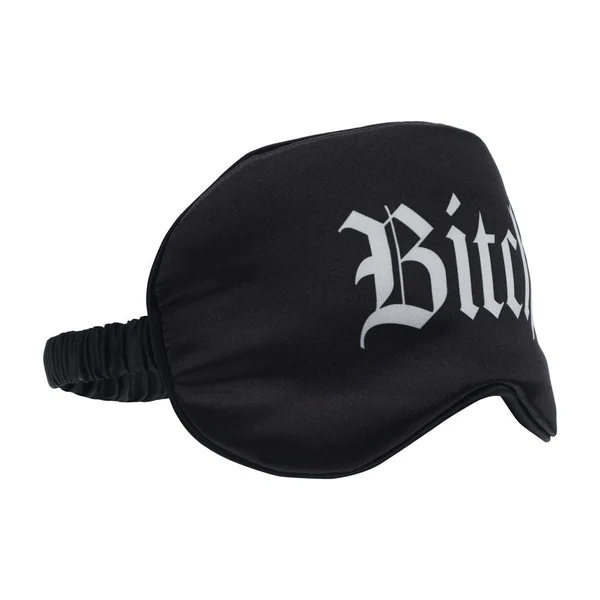 OUCH! Satin Mask - Bitch - Black Printed Eye Mask — image 3 of 4