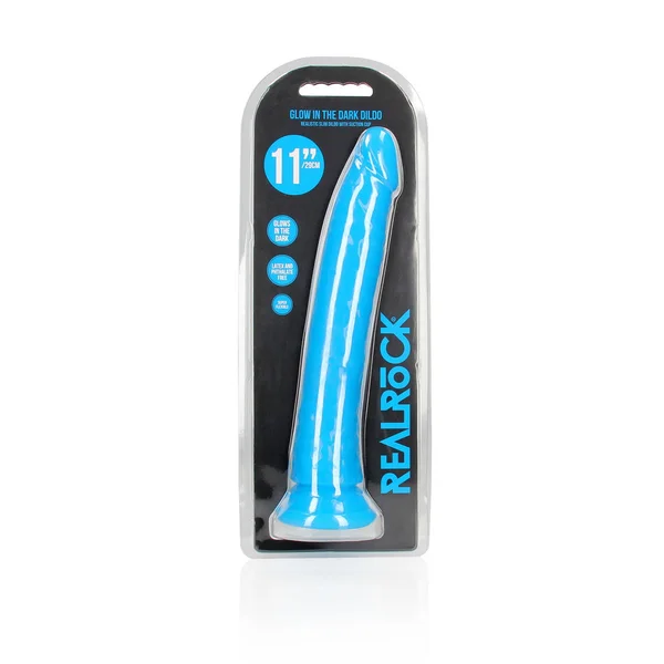 REALROCK 29 cm Slim Glow in the Dark Neon - Blue - Glow in Dark Blue 29 cm (11'') Dong — image 9 of 9