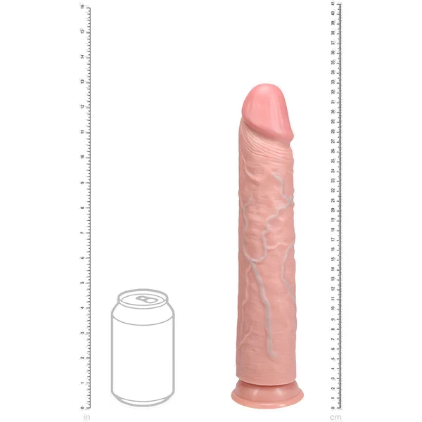 REALROCK 33cm Extra Long Dildo - Flesh - Flesh 33 cm (13'') Extra Long Dong — image 5 of 6
