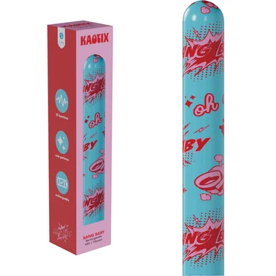 s line kaotix bang baby blue 178 cm usb rechargeable vibrator
