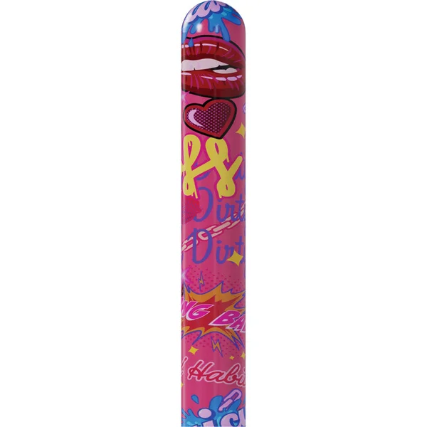 S-LINE Kaotix Pop Art - Pink 17.8 cm USB Rechargeable Vibrator — image 2 of 4