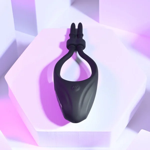 Zero Tolerance PERFECT FIT - Black USB Rechargeable Vibrating Lasso Cock Ring — image 4 of 9