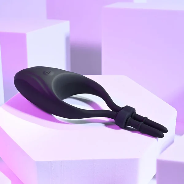 Zero Tolerance PERFECT FIT - Black USB Rechargeable Vibrating Lasso Cock Ring — image 6 of 9