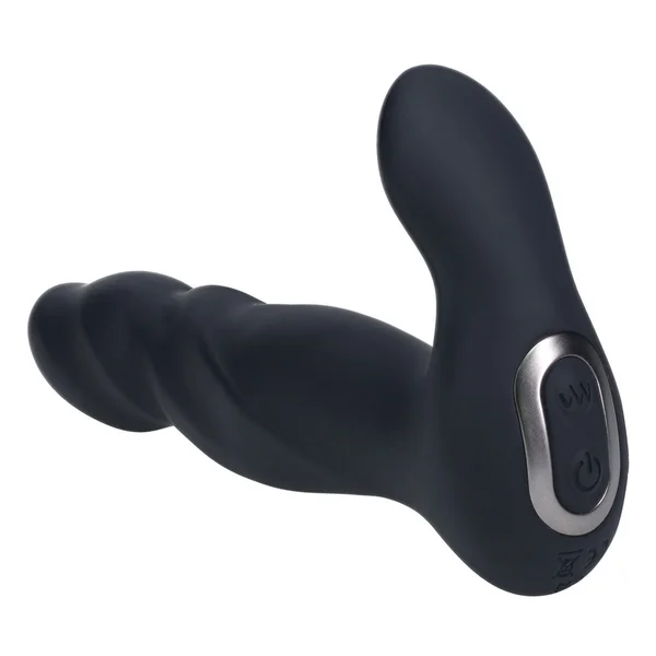 LEVELZ Vibrating & Thrusting Silicone Prostate Massager - Black 14.7 cm USB Rechargeable Thrusting Prostate Massager — image 4 of 7