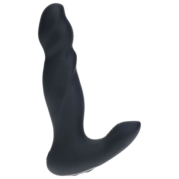 LEVELZ Vibrating & Thrusting Silicone Prostate Massager - Black 14.7 cm USB Rechargeable Thrusting Prostate Massager — image 2 of 7