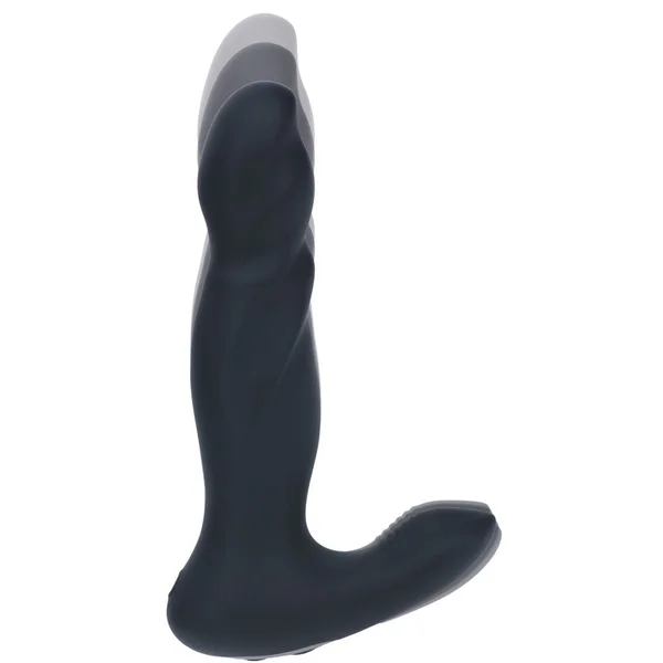 LEVELZ Vibrating & Thrusting Silicone Prostate Massager - Black 14.7 cm USB Rechargeable Thrusting Prostate Massager — image 3 of 7