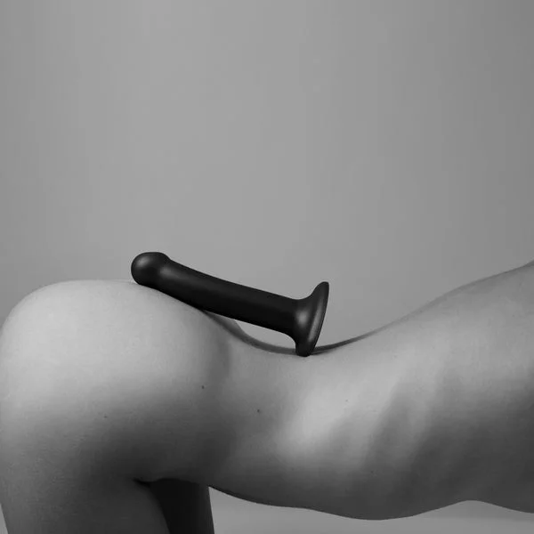 Strap On Me Dual Density Dildo Black Large