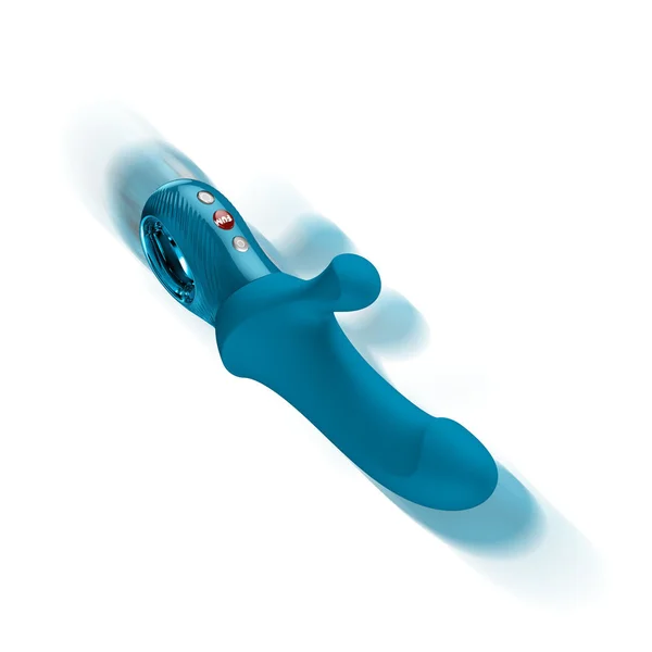 Fun Factory BI STRONIC CURVE Aquamarine - Aquamarine USB-C Rechargeable Thrusting Vibrator — image 4 of 4