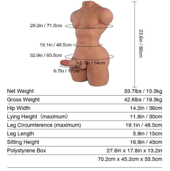 Tantaly MARK Male Sex Torso
