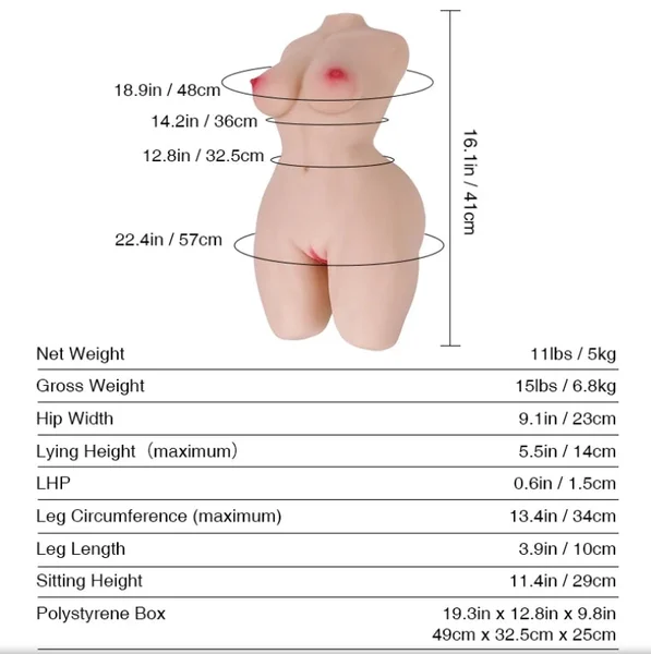 Tantaly HANNAH MINI Sex Doll Masturbator