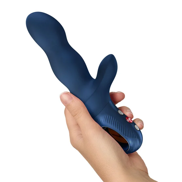 Fun Factory BI STRONIC CRAVE Nightblue - Nightblue USB-C Rechargeable Thrusting Vibrator — image 2 of 8