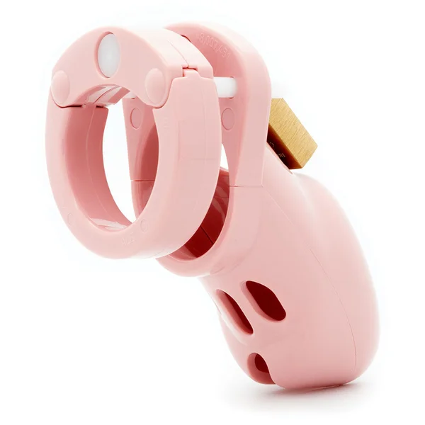 CB-3000 Chastity Cock Cage Kit - Pink - Pink 3 Inch Cock Cage Kit — image 4 of 6