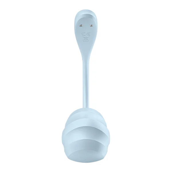 Satisfyer Smooth Petal - Light Blue - Light Blue USB Rechargeable Wearable Stimulator with App Control — image 5 of 8