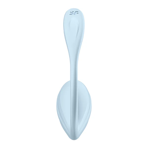 Satisfyer Smooth Petal - Light Blue - Light Blue USB Rechargeable Wearable Stimulator with App Control — image 7 of 8