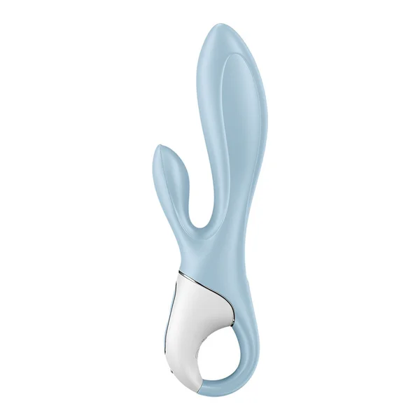 Satisfyer Air Pump Bunny 1 - Blue USB Rechargeable Inflatable Rabbit Vibrator — image 4 of 8