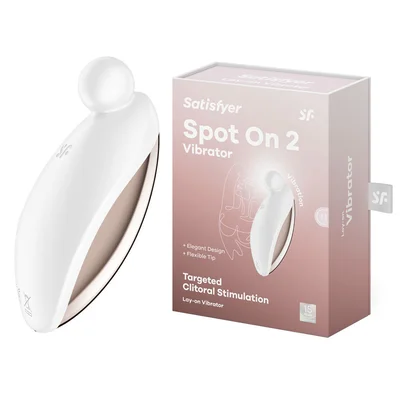 satisfyer spot on 2 white usb rechargeable stimulator