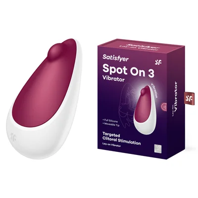 satisfyer spot on 3 berry usb rechargeable stimulator
