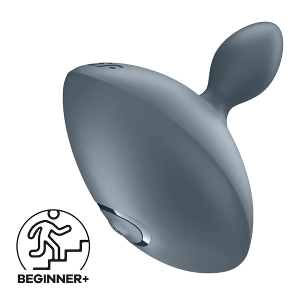 Satisfyer Booty Absolute Beginners 4 - Grey USB Rechargeable Vibrating Butt Plug — image 2 of 6