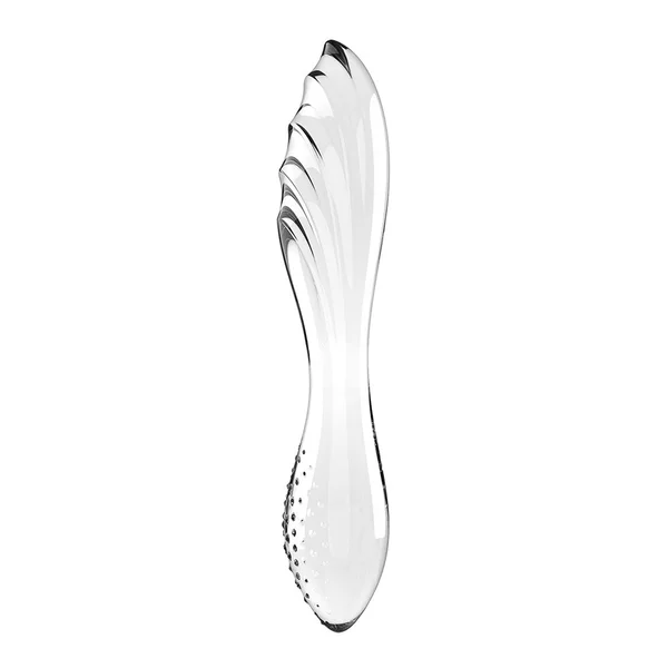Satisfyer Dazzling Crystal 1 - Clear - Clear Glass Double Ended Dildo — image 5 of 7