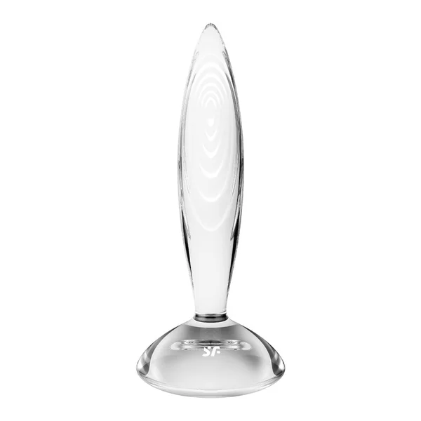 Satisfyer Sparkling Crystal - Clear Glass Butt Plug — image 4 of 7