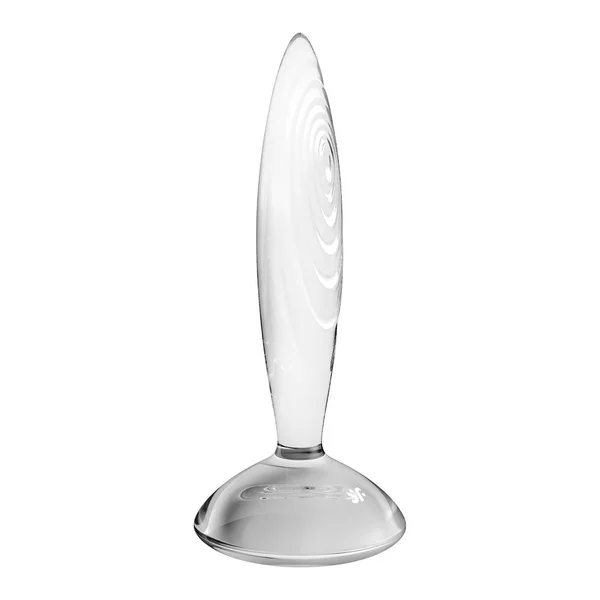 Satisfyer Sparkling Crystal - Clear Glass Butt Plug — image 6 of 7