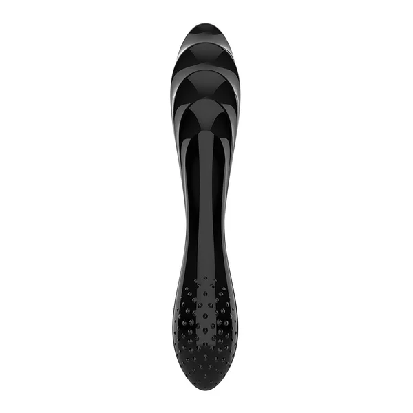 Satisfyer Dazzling Crystal 1 - Black - Black Glass Double Ended Dildo — image 4 of 7