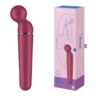 satisfyer planet wand er berry berryrose gold usb rechargeable massager wand