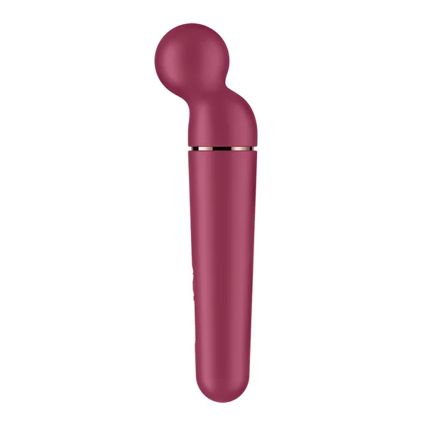Satisfyer Planet Wand-er - Berry - Berry/Rose Gold USB Rechargeable Massager Wand — image 3 of 7