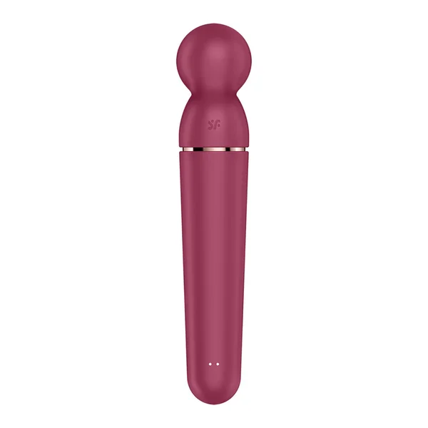 Satisfyer Planet Wand-er - Berry - Berry/Rose Gold USB Rechargeable Massager Wand — image 4 of 7