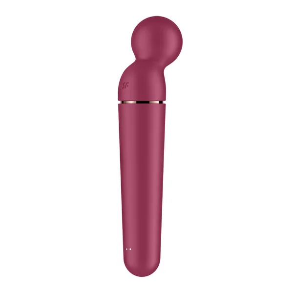 Satisfyer Planet Wand-er - Berry - Berry/Rose Gold USB Rechargeable Massager Wand — image 5 of 7