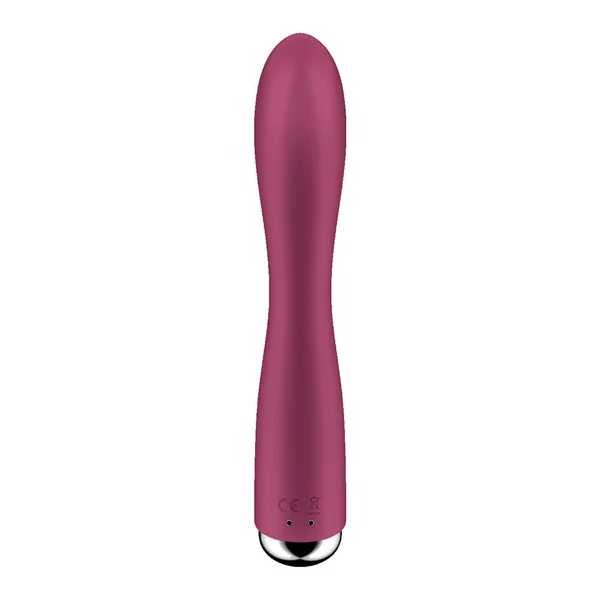 Satisfyer Spinning Rabbit 1 - Red - Red 20 cm USB Rechargeable Rotating Rabbit Vibrator — image 6 of 9