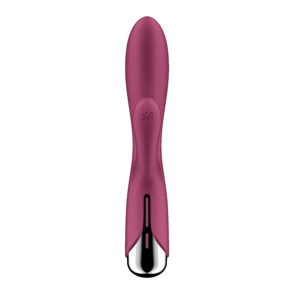 Satisfyer Spinning Rabbit 1 - Red - Red 20 cm USB Rechargeable Rotating Rabbit Vibrator — image 8 of 9