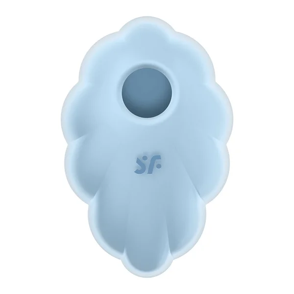 Satisfyer Cloud Dancer - Blue - Blue USB Rechargeable Vibrating Air Pulse Stimulator — image 3 of 7