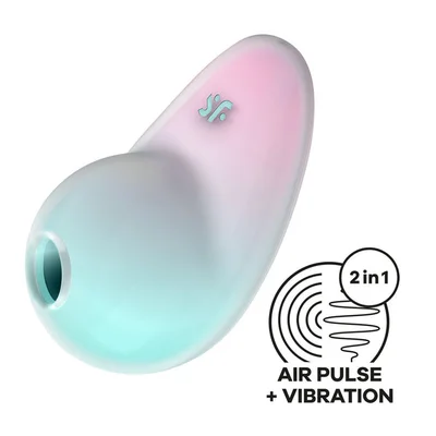 satisfyer pixie dust mintpink mintpink usb rechargeable vibrating air pulse stimulator